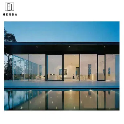 Patio Sliding Kitchen Aluminium Aluminum Frame Folding Exterior Slim Glass/Sliding/Balcony/Patio Door