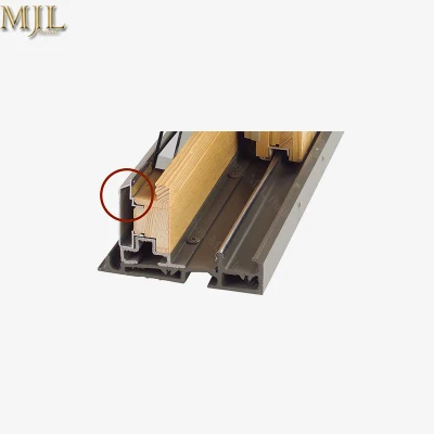 Double Glazing Low E Glazing Solid Wooden Sliding Glass Doors