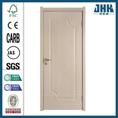 Jhk Arched Wooden Bathroom Solid Wood Core Interior WPC Door