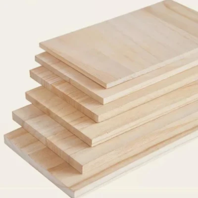 Production of Pure Solid Wood Seamless Splicing Paulownia Slats for The Door Frame
