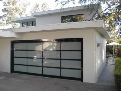 Aluminium Wholesale Used Automatic Remote Control Over Head Security Metal Aluminum Glass Panel Garage Door/Doors
