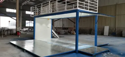 Durable Light Metal Structure Outdoor Street Container House Shop Store