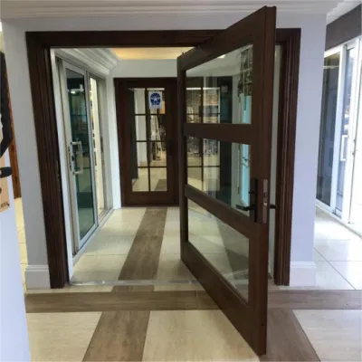 Wholesale High Grade Cheap Elegant Pivot Soundproof Front Door