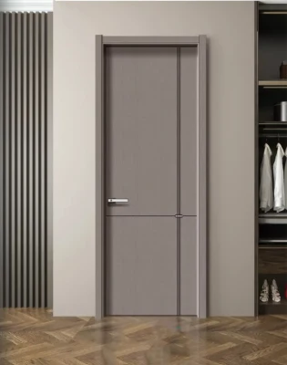 High Quality New Design WPC Bedroom Door Interior Door Swing Door Wooden Door French Door