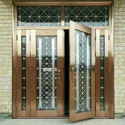 Modern Exterior Main Gate Door Designs Front Iron Entry Doors Entrance Security Steel Door for House