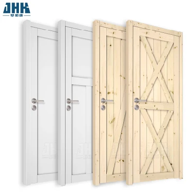Jhk Modern Customized Interior Exterior MDF/HDF Wooden White Door