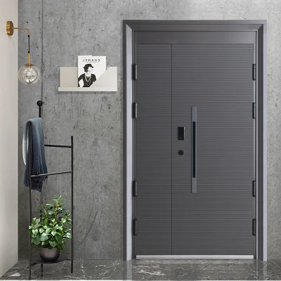 Suncity Modern Front Entry Main Entrance Security Steel Doors for Home