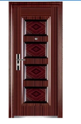 Security Glass Sliding Wooden Steel PVC Wood Interior Garage Entrance Door