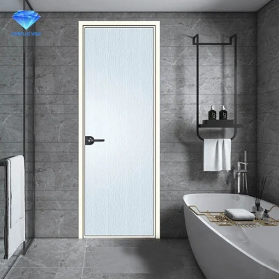 China Wholesale High Quality Customized Changhong Glass Modern Design Aluminum Narrow Frame French Style Indoor Glass Casement Door