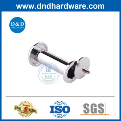 Hardware Accessories Large Security Glass Lens Gloss Chrome Wide Angle Front Door Eye Hole Peephole Door Viewer with Cover