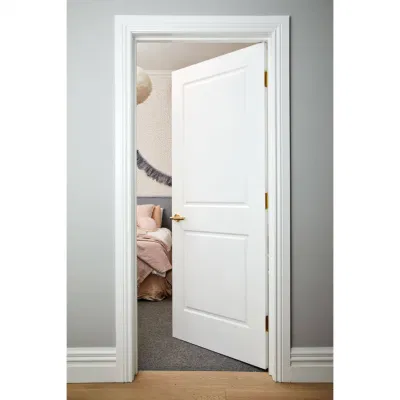 Craftsman Style White Primed Hollow Core MDF Wooden Interior Door for Houses