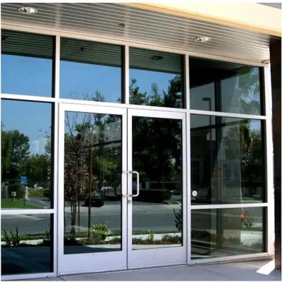 Exterior/Interior Aluminium Glass Double Glazed Entry Casement French Doors