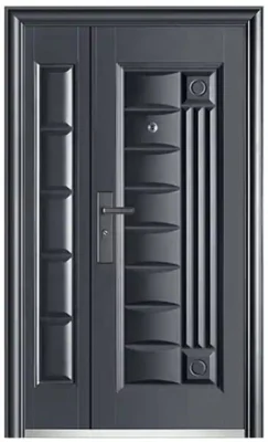 Cheapest Decorative Exterior Steel Door India Style Main Front Anti Theft Security Steel Door