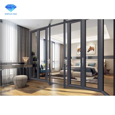 Home Modern Nordic Design Indoor Aluminium French Casement Swing Glass Door