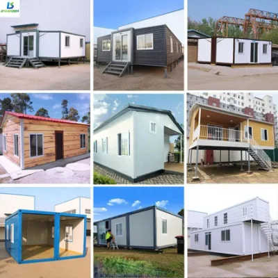 40FT Folding Expandable House Prefabricated Foldable House 2 Bedrooms or 3 Bedrooms