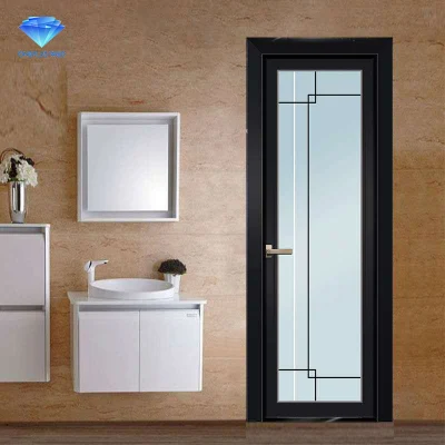 Home Modern Nordic Design Indoor Aluminium French Casement Swing Glass Door