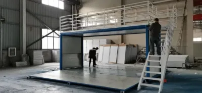 Durable Light Metal Structure Outdoor Street Container House Shop Store