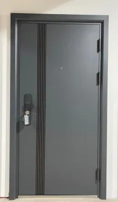 China Manufacturer Exterior Emergency Exit Fire Rating Fireproof Fire Prevention Steel Wood Composite Interior Door