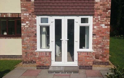 Cbmmart UPVC Solid Wood Main Door Exterior Doors for Home Use