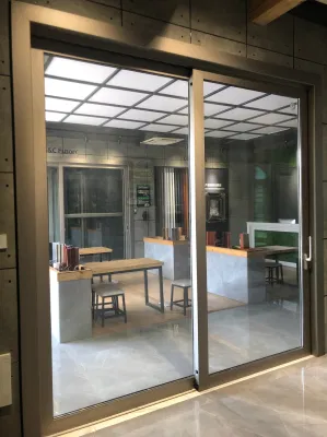 Heavy Duty Sliding Door, Aluminum Door Profile 4 Panel Sliding Glass Door, Wholesale Price New Design Sliding Door, Exterior Door