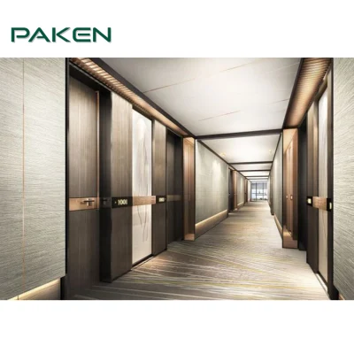 China Top Manufacturer Custom Modern Interior Wooden Hotel Door