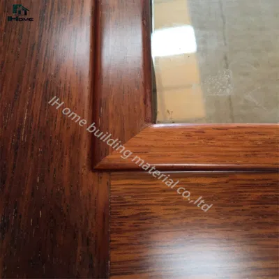 Wood Design Glass Entrance Exterior Sidelights Pivot Door