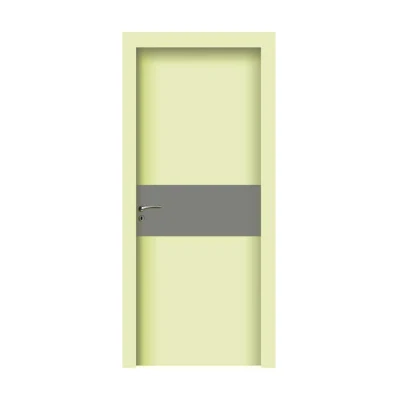 Heat &amp; Sound Resistant Waterproof WPC Material Bedroom Door PVC Bathroom Door