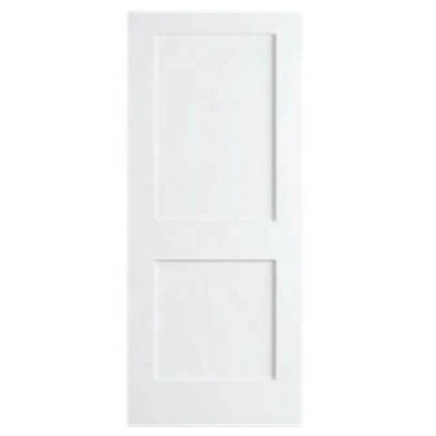 Prehung Solid Wood Interior White Painted Porte 3 Panel Shaker Door