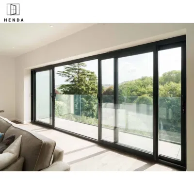 Patio Sliding Kitchen Aluminium Aluminum Frame Folding Exterior Slim Glass/Sliding/Balcony/Patio Door