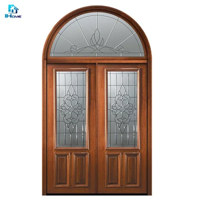 High Quality Solid Wood White Oak Pivot Exterior Door