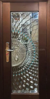 EU High Performance Stainless Steel Main Entrance Doors Decorative House Front Door with Glass