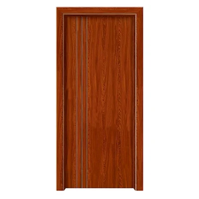 Multiple Styles Painted Primer Bathroom WPC Solid Wood Interior Doors for Houses