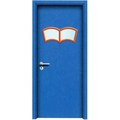 School Glass Wood Door Children Hospital Wooden Entry Room Doors