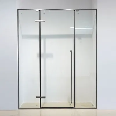 Fashion Style 8mm Framed Hinged Tempered Glass Shower Door Enclosure Room