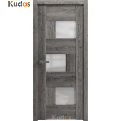 Prehung Oak Wood Modern Safe Beautiful Luxury White Ash Soild Wooden Door Hotel Doors