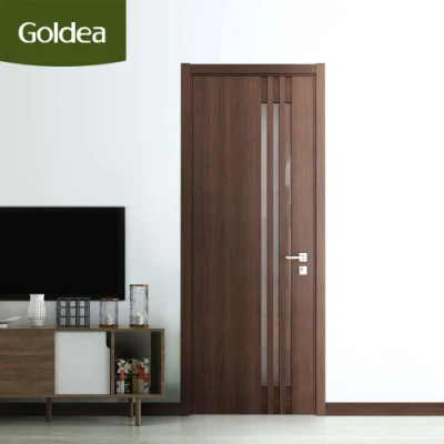 Customized China Finished Natural Oak White Brown Yellow MDF Wooden Bedroom Door