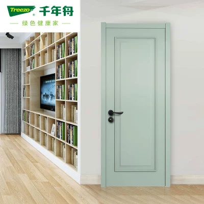 Interior Solid Wood Panel Door Apartment Hotel Room Red Teak Exterior HDF MDF Timber Wooden Veneer Doors