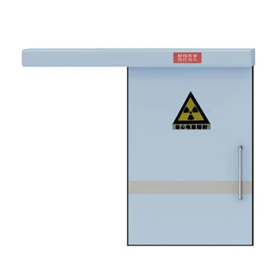 ICEN High Pb X Ray Shielding Double Opened Lead Shield Medical Hermetic Wooden Door