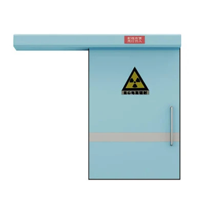 ICEN High Pb X Ray Shielding Double Opened Lead Shield Medical Hermetic Wooden Door