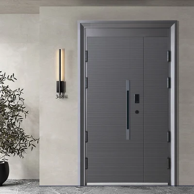 Suncity Modern Front Entry Main Entrance Security Steel Doors for Home