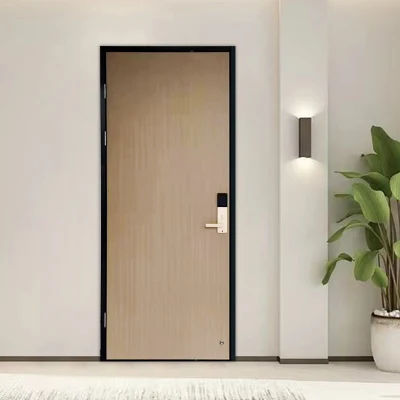High Quality New Design WPC Bedroom Door Interior Door Swing Door Wooden Door French Door