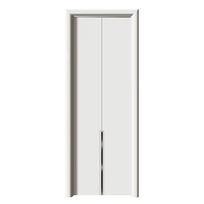 Multiple Styles Painted Primer Bathroom WPC Solid Wood Interior Doors for Houses