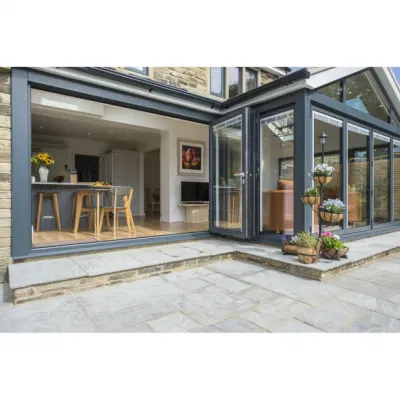 Customized Thermal Break Double Glass Folding Door Philippines