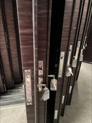 China Supplier Low Price Iron Double Front Entry Doors Steel Metal Security Door Model Style Gate Door