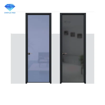 China Wholesale High Quality Customized Changhong Glass Modern Design Aluminum Narrow Frame French Style Indoor Glass Casement Door