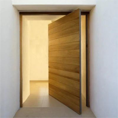 Wholesale High Grade Cheap Elegant Pivot Soundproof Front Door