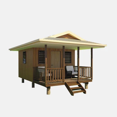 Deepblue Light Steel Frame Prefabricated Wooden Design Bungalow Four Bedrooms Dp-B-4