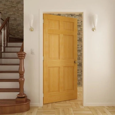 Best Selling Solid Home Furniture Wood Practical Interior Door