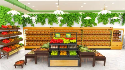 Modern Store Design, One-Stop Service