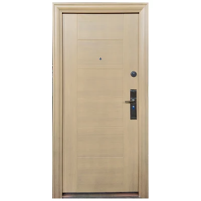 Security Modern Style Single Exterior Wrought Iron Front Door